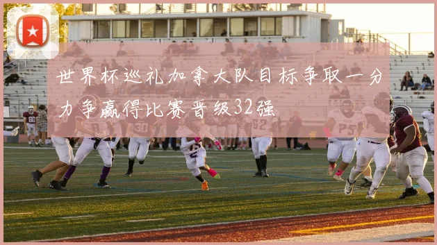 世界杯巡礼加拿大队目标争取一分力争赢得比赛晋级32强